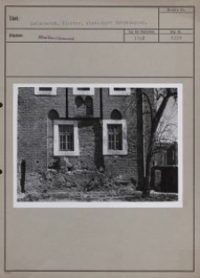 Lutomiersk : Kloster, ehemaliger Burgeingang