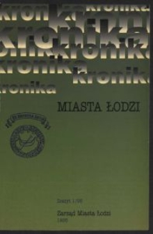 Kronika Miasta Łodzi. 1995 z. 1