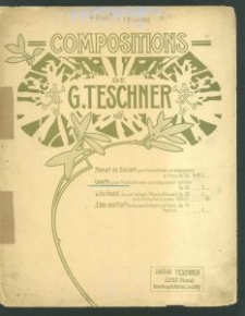 Gavotte pour Violoncello avec accompagnement du Piano / [composition de] G. Teschner, Op. 29