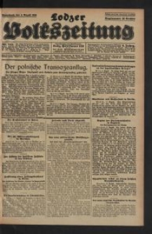 Lodzer Volkszeitung. 1928-08-04 Jg 6 Nr 215
