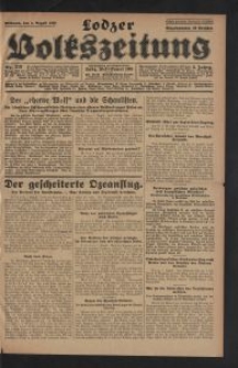 Lodzer Volkszeitung. 1928-08-08 Jg 6 Nr 219