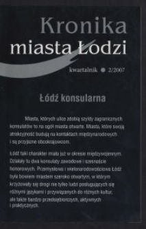 Kronika Miasta Łodzi : kwartalnik. 2007 [nr] 2