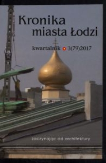 Kronika Miasta Łodzi : kwartalnik. 2017 [nr] 3 (79)