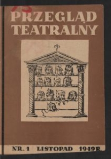 Przegląd Teatralny. 1949-11 nr 1