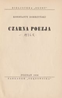 Czarna poezja
