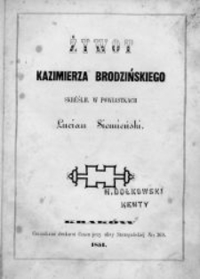 Żywot Kazimierza Brodzińskiego