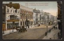 Lodz, Petrikauerstr., Haus Schmechel & Rosner = Łódź, ul. Piotrkowska, dom Szmechel i Rosner