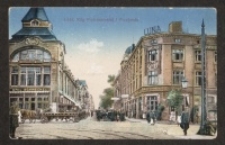 Łódź. Róg Piotrkowskiej i Przejazdu