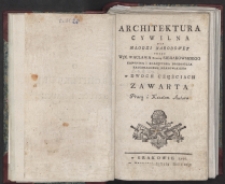 Architektura cywilna dla młodzi narodowey : fragmenty