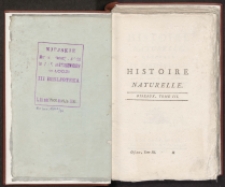 Histoire naturelle general et particuliere […] : fragmenty
