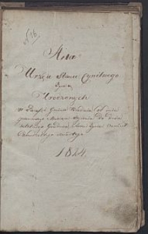[Akta Urzędnika Stanu Cywilnego parafii Brodnia] : Akta urodzin, zaślubin i zgonów parafii Brodnia 1824 r.