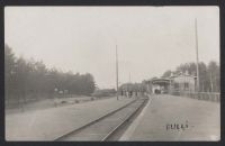 [Widok stacji kolejowej w Bulli] [D. i.]