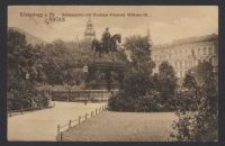 Königsberg i. Pr., Königsgarten mit Denkmal Friedrich Wilhelm III [D. i.]