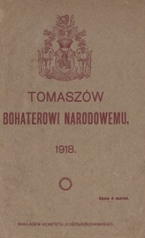 Tomasz&oacute;w bohaterowi narodowemu