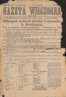 Gazeta Wieczorna : sobotnia : jednodniówka