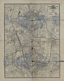 Plan wojewódzkiego miasta Łodzi