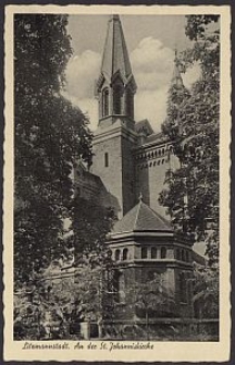 Litzmannstadt, an der St. Johanniskirche