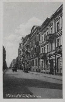 Litzmannstadt/Warthegau, Schillerstr. m. Propaganda-Amt