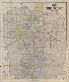 Plan von Litzmannstadt : mit Strassenverzeichnis / causgeführt von Erwin Thiem