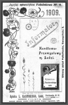 Informator Handlowo-Przemysłowy m. Łodzi : 1909