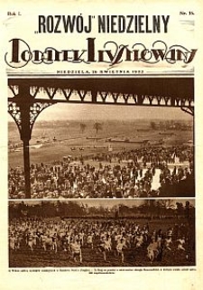 "Rozwój" Niedzielny : dodatek ilustrowany. 1925-04-26 R. 1 nr 16