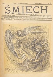 Śmiech : tygodnik humorystyczno-satyryczny : wychodzi w każdą sobotę. 1913-03-22 R. 2 no 13