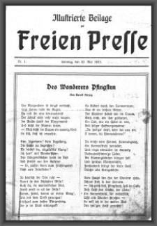 Illustrierte Beilage : zur Freien Presse. 1923-05-20 1. Jg nr 1