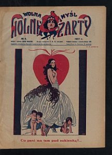 Wolna Myśl Wolne Żarty : tygodnik artystyczno-literacki i satyryczno-humorystyczny. 1927 [R. 9] no 3
