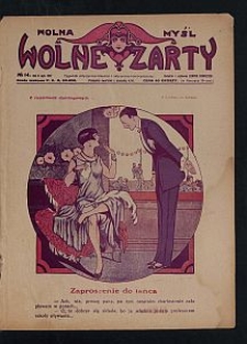Wolna Myśl Wolne Żarty : tygodnik artystyczno-literacki i satyryczno-humorystyczny. 1927 R. 9 no 14