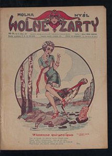 Wolna Myśl Wolne Żarty : tygodnik artystyczno-literacki i satyryczno-humorystyczny. 1927 R. 9 no 15