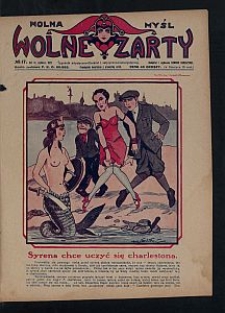 Wolna Myśl Wolne Żarty : tygodnik artystyczno-literacki i satyryczno-humorystyczny. 1927 R. 9 no 17