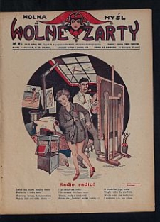 Wolna Myśl Wolne Żarty : tygodnik artystyczno-literacki i satyryczno-humorystyczny. 1927 R. 9 no 21