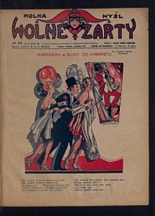 Wolna Myśl Wolne Żarty : tygodnik artystyczno-literacki i satyryczno-humorystyczny. 1927 R. 9 no 23