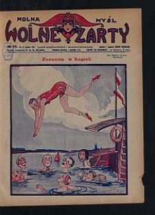 Wolna Myśl Wolne Żarty : tygodnik artystyczno-literacki i satyryczno-humorystyczny. 1927 R. 9 no 29