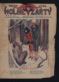 Wolna Myśl Wolne Żarty : tygodnik artystyczno-literacki i satyryczno-humorystyczny. 1927 R. 9 nr 51