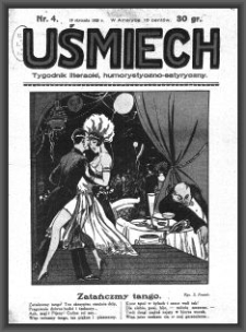 Uśmiech : tygodnik literacki, humorystyczno - satyryczny. 1929-01-19 [R. 3] nr 4