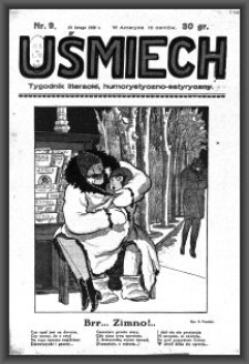 Uśmiech : tygodnik literacki, humorystyczno - satyryczny. 1929-02-23 [R. 3] nr 9