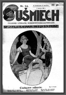 Uśmiech : tygodnik literacki, humorystyczno - satyryczny. 1929-06-06 [R. 3] nr 24