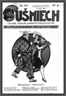 Uśmiech : tygodnik literacki, humorystyczno - satyryczny. 1929-08-17 [R. 3] nr 34