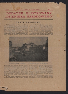 Dodatek Ilustrowany "Dziennika_Narodowego". 1924-09-28 R. 1 no 7