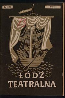 Łódź Teatralna. 1947/[19]48 R. 2 nr 8