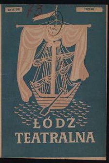 Łódź Teatralna. 1947/[19]48 R. 2 nr 10