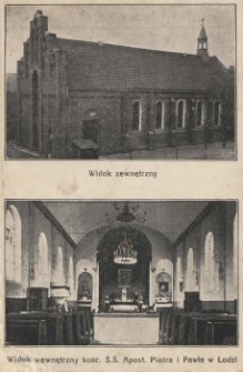 Łódź : Kościół Św.[iętych] Apost.[ołów] Piotra i Pawła