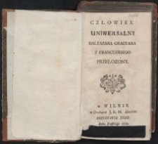 Człowiek uniwersalny z francuskiego przełożony