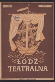 Łódź Teatralna. 1948/[19]49 R. 3 nr 5