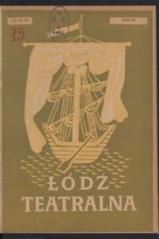 Łódź Teatralna. 1948/[19]49 R. 3 nr 7/8