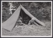 1937 Lodscher Jungvolk im Zelt