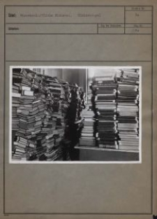 Wissenschaftliche Bücherei, Bücherstapel