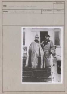 General Litzmann mit seinem Sohn