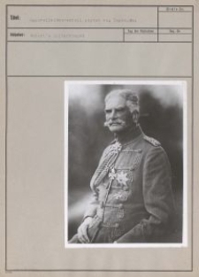 Generalfeldmarschall August von Mackensen